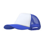 ZODAK TRUCKER CAP – 5-PANEL SOFT-FINISH POLYESTER CAP WITH WHITE FRONT PANEL