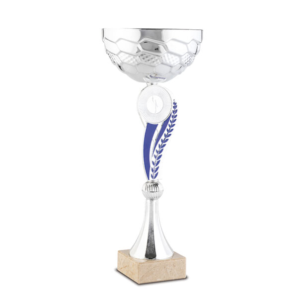 STAR LINE CUP TROPHY 35CM WITH BLUE DETAILS - Image 1