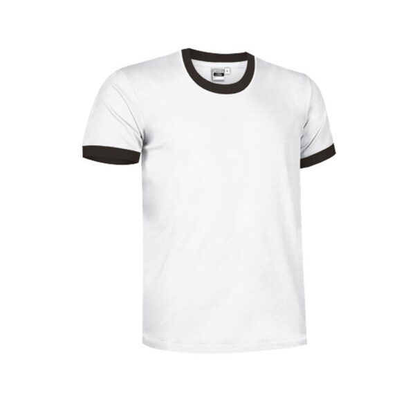 WHITE BLACK COMBI T-SHIRT - Image 1