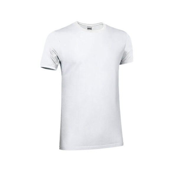 WHITE FIT T-SHIRT 100% COTTON - Image 1